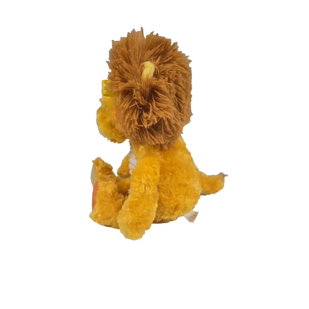 Make Believe Ideas Sensory Snugglers LION Plush Stuffed Animal Tags Rattle 10 in
